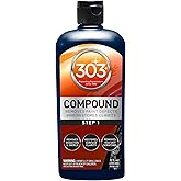 303 Products Compound - Removes Paint Defects and Restores Clarity - Removes Oxidation and Swirls - Restores Surface Clarity - Removes 1500 Grit Scratches (Step 1), 12 fl. oz. (30705)