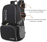 MAXTOP 50L Ultra Lightweight Packable Backpack Wet Pocket Rucksack view 8