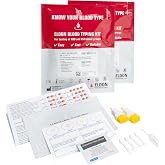 Eldoncard Blood Typing Kit, 2 Test Pack | Know Your Blood Type, Accurate Instant Home Testing, Determine A, O, B, RHS-D Negative &amp; Positive Groups