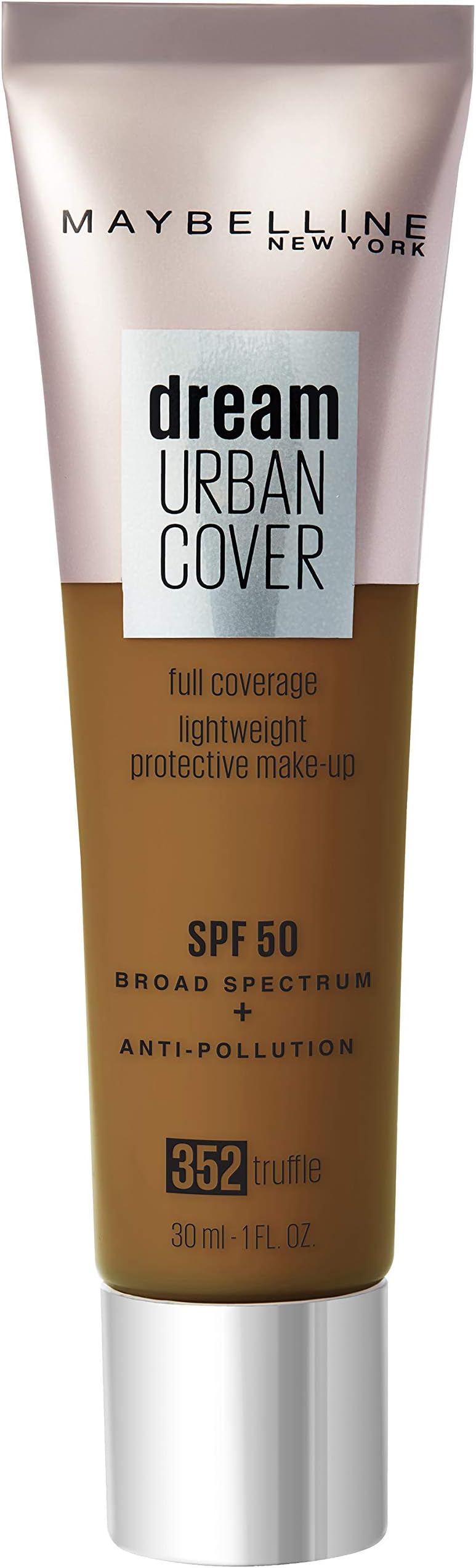 Maybelline Dream Urban Cover Foundation SPF 50 352 Tuffle Full Coverage