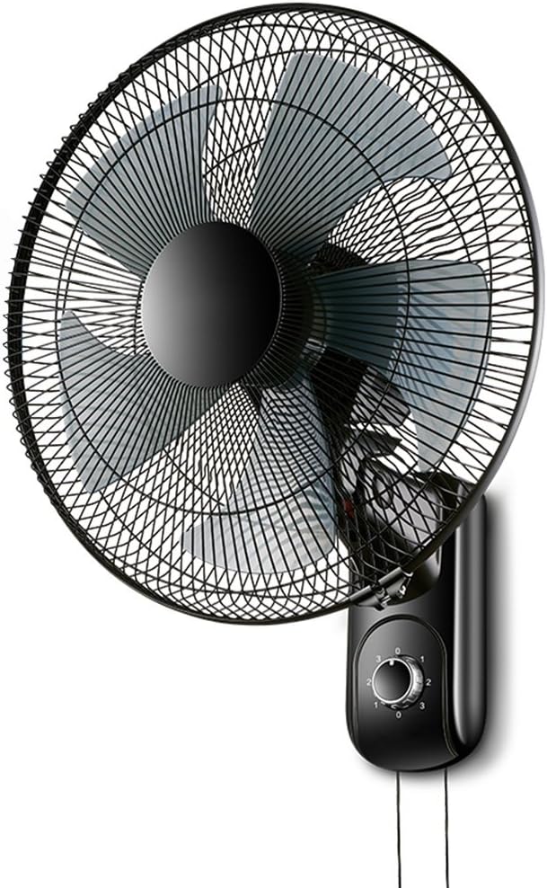 USB charging Creative Wall-mounted Fan/Household Low Noise Shook His Head Fan/Restaurant Wall Turbine Circulation Fan Can be rotated (Color : B)
