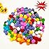 ENLACE Pompons Bastelset - 100 Stück 3 Cm Bunte Pompoms Für DIY Projekte