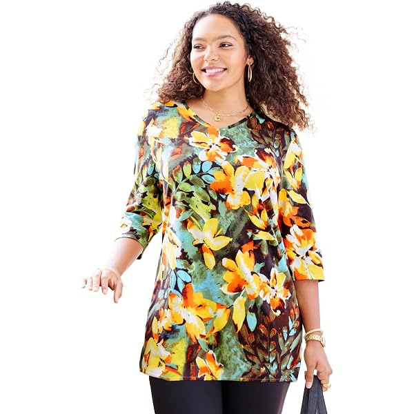 Catherines Women's Plus Size Brushed Rib Cozy Top - 3X, Classic