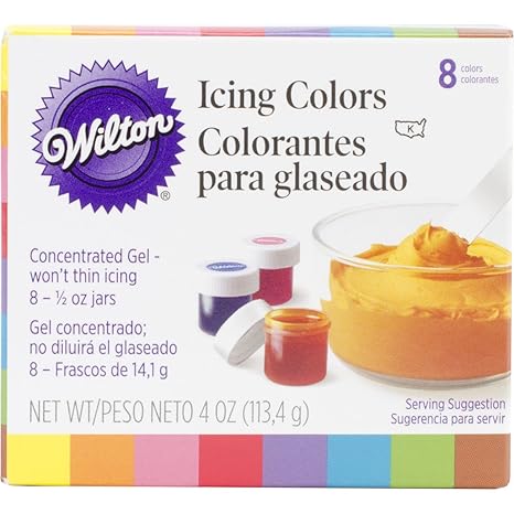 Wilton Icing Colors .5oz 8/Pkg