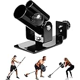 Yes4All Deluxe T-Bar Row - Landmine Attachment - Landmine Base – 2 Options: Platform And Insert – Full 360° Swivel – Fits 1” 