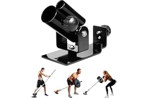 Yes4All Exercise Machine Adjustable T Bar Row Attachment, D Row Handle/Landmine Handle Attachment with Textured Rubber Handles