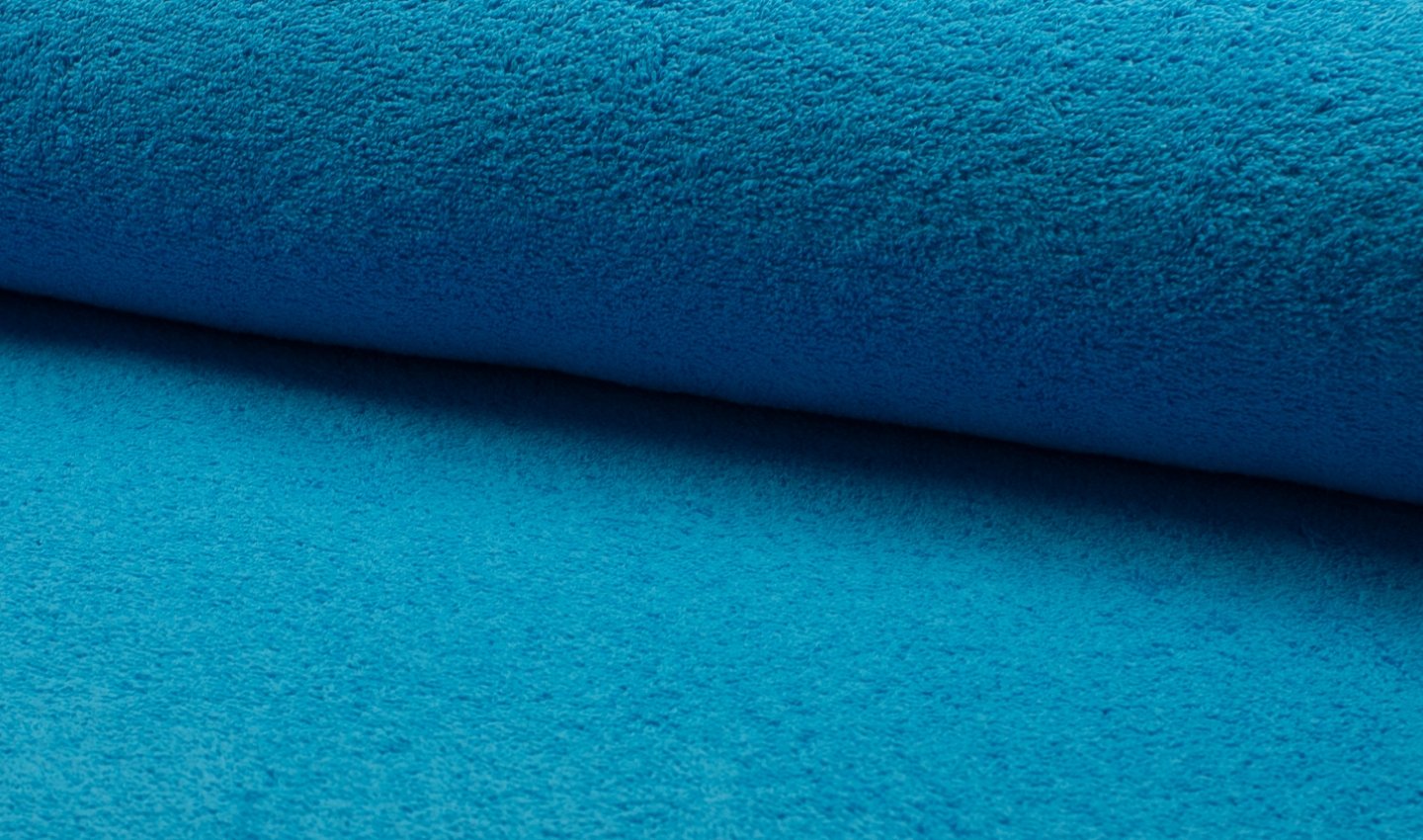 Double Sided Cotton Terry Towelling Fabric Material - Aqua, 1Mtr 150cmx100cm — image 1