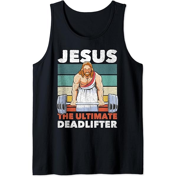 Jesus The Ultimate Deadlifter Funny Christian Workout Gym - Foto 5