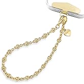MOUTAKEY Phone Charm Strap Heart Phone Chain Wristlet With Metal Tether Tab Detachable iPhone Chain Wrist Strap iPhone Lanyard For Women,Fits All Phones,Shopping Traveling Party Walking