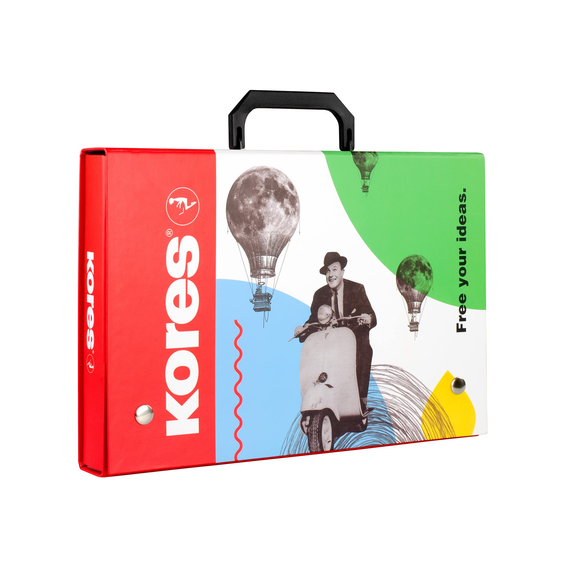 Kores - Stationary Kit - School Supplies, Stationary Set, Back to School Stationery Set, Uni Essentials, Office Accessories, Teacher Supplies, College Essentials - Pack of 7