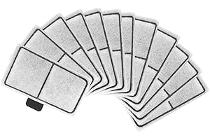 12pcs Filter Cartridges for Top Fin EF-S & BF5 BETTAFLO, 3.7x2.1in/9.5x5.5cm Fish Tank Filter Cartridge Replacement Parts for