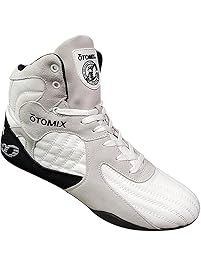 Wrestling Shoes Men Youth Boxing Shoes For Men Pro Wrestling Boots High Top Fitness Weightlifting Powerlifting Shoes Black White - View #4