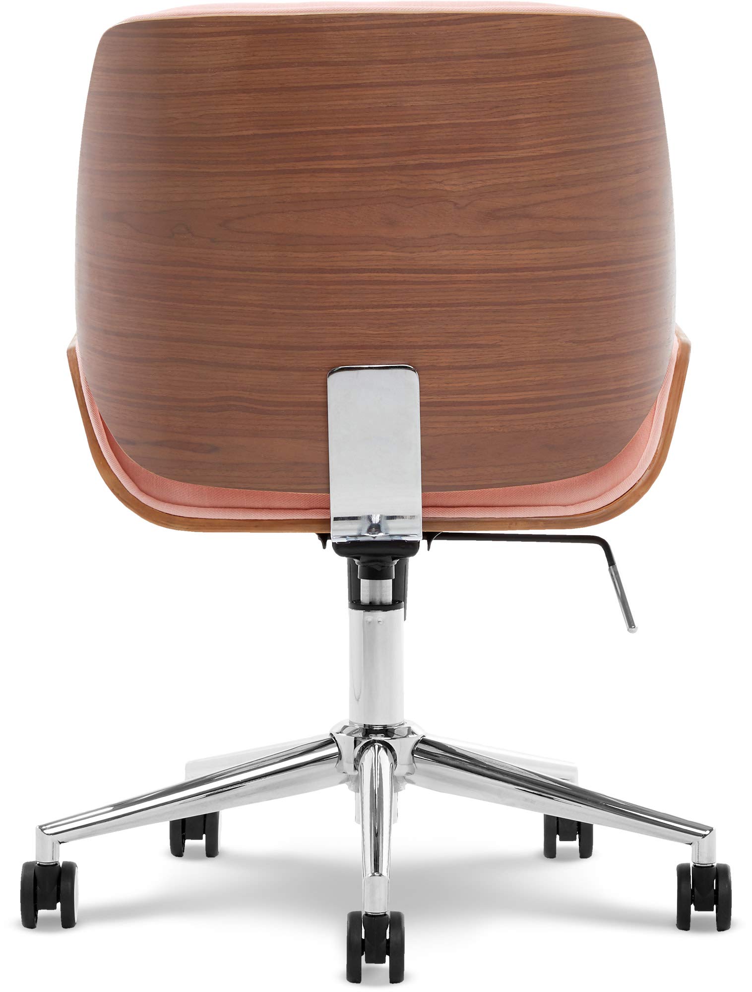 Elle Decor Ophelia LowBack Task Modern Bentwood Home Office Armless