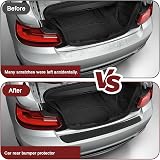 Esteopt Car Rear Bumper Protector 36 in Universal Anti-Scratch Rubber Guard view 5