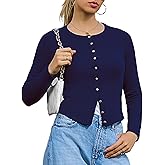 Totatuit Cardigan Sweaters for Women Trendy 2025 Fall Light Weight Long Sleeve Button Up Knit Sweatshirt Jacket