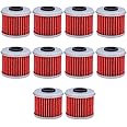 Saihisday HF116 Oil Filter For ATV Honda TRX450R CRF250X CRF450X CRF250R CRF450R Motorcycle Replaces #15412-MEN-671(Pack of 10)