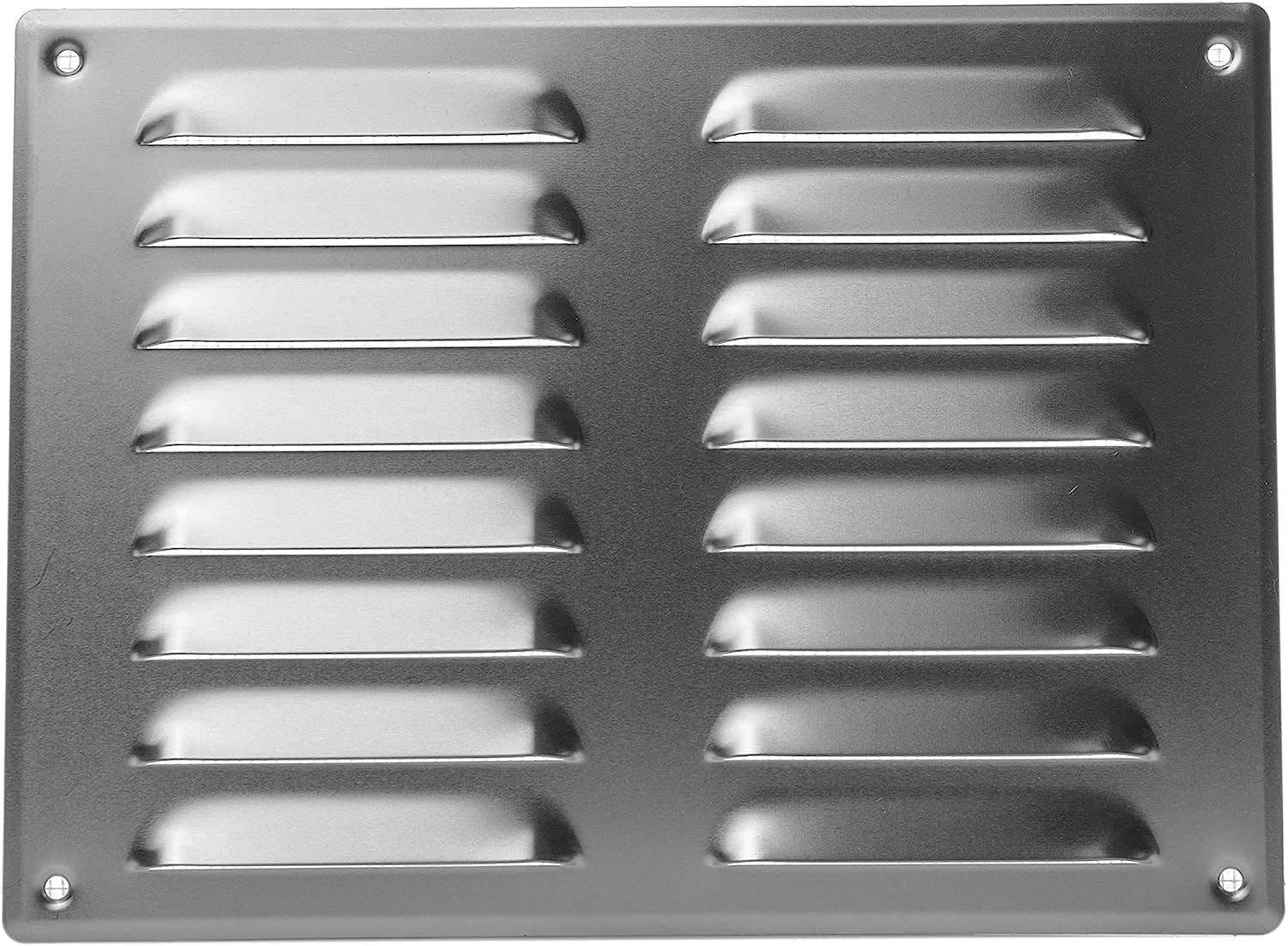 10" x 7.5" Inch / 260 x 190 mm Aluminium Air Vent Cover - Quality Steel Return Air Grilles - for Ceiling and Sidewall - HVAC - with Insect Protection Screen (10.23''x7.48'' Inch, Aluminium) — image 1