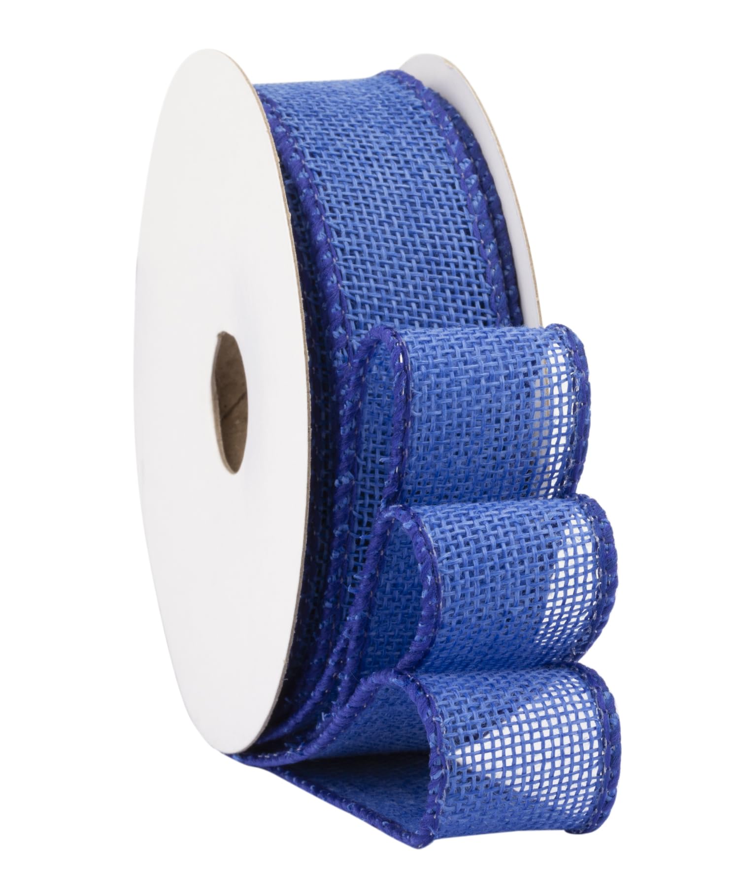 Fondersy 9-Meter Royal Burlap Ribbon Wired Burlap Ribbon - 25mm Width for Gift Wrapping, Floral Arrangements, Wreath Making, and Christmas Decor
