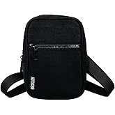 Brixley Crossbody Sling Bag – Travel Purse for Women, 9 Pocket Sling Pack, 5 Multi- Position Wear Fanny Pack for Everyday & Trips