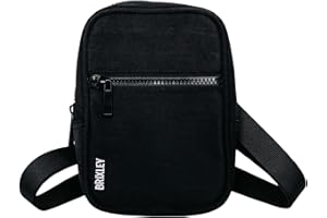 Brixley Crossbody Sling Bag – Travel Purse for Women, 9 Pocket Sling Pack, 5 Multi- Position Wear Fanny Pack for Everyday & Trips