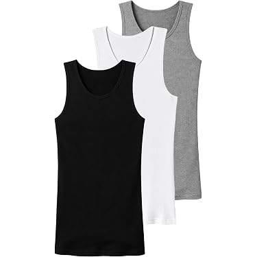 Amazon.com: Active 23 Iconic Men's 15-Pack Tanks Value White Tank