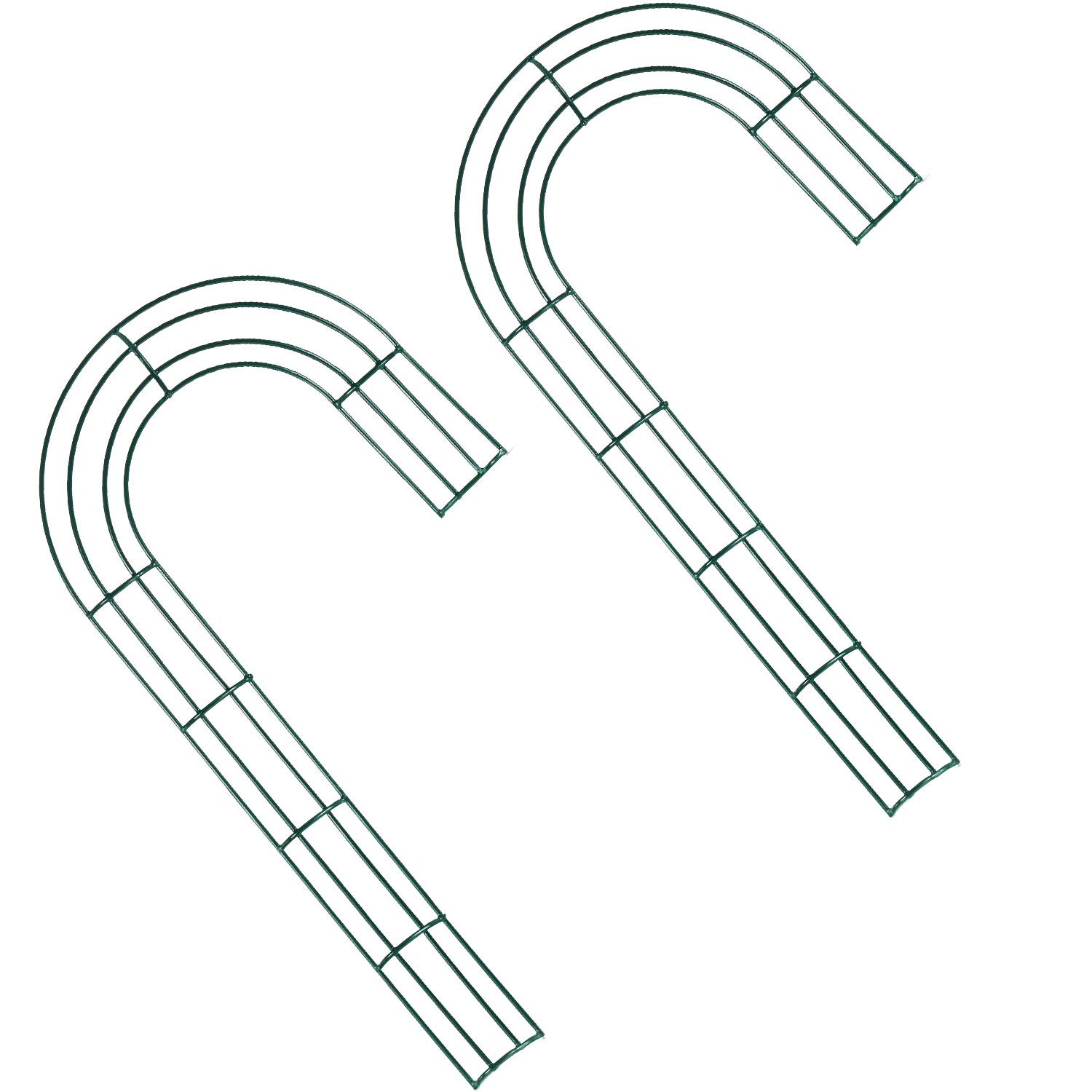 Photo 1 of 2 Pack 12 Inch Christmas Wire Wreath Frame Metal Wire Frame Flower Wreath Frames for New Year Valentines Party Decorationes