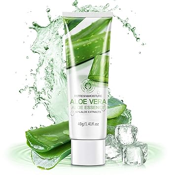 homemade hand cream with aloe vera