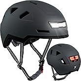 XNITO Bike Helmet with LED Lights - Urban Bicycle Helmet for Adults, Men & Women - CPSC & NTA-8776 Dual Certified - Class 3 E-Bikes, Scooters, Onewheel, Commuter, Mountain