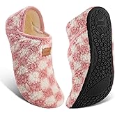 ATHMILE House Slippers for Women Men Indoor Barefoot Slippers Socks Furry Slip on House Shoes Cozy Comfy for Home Bedroom Travel Yoga