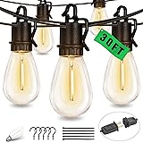 TDLOL 30FT Outdoor String Lights Waterproof, Patio