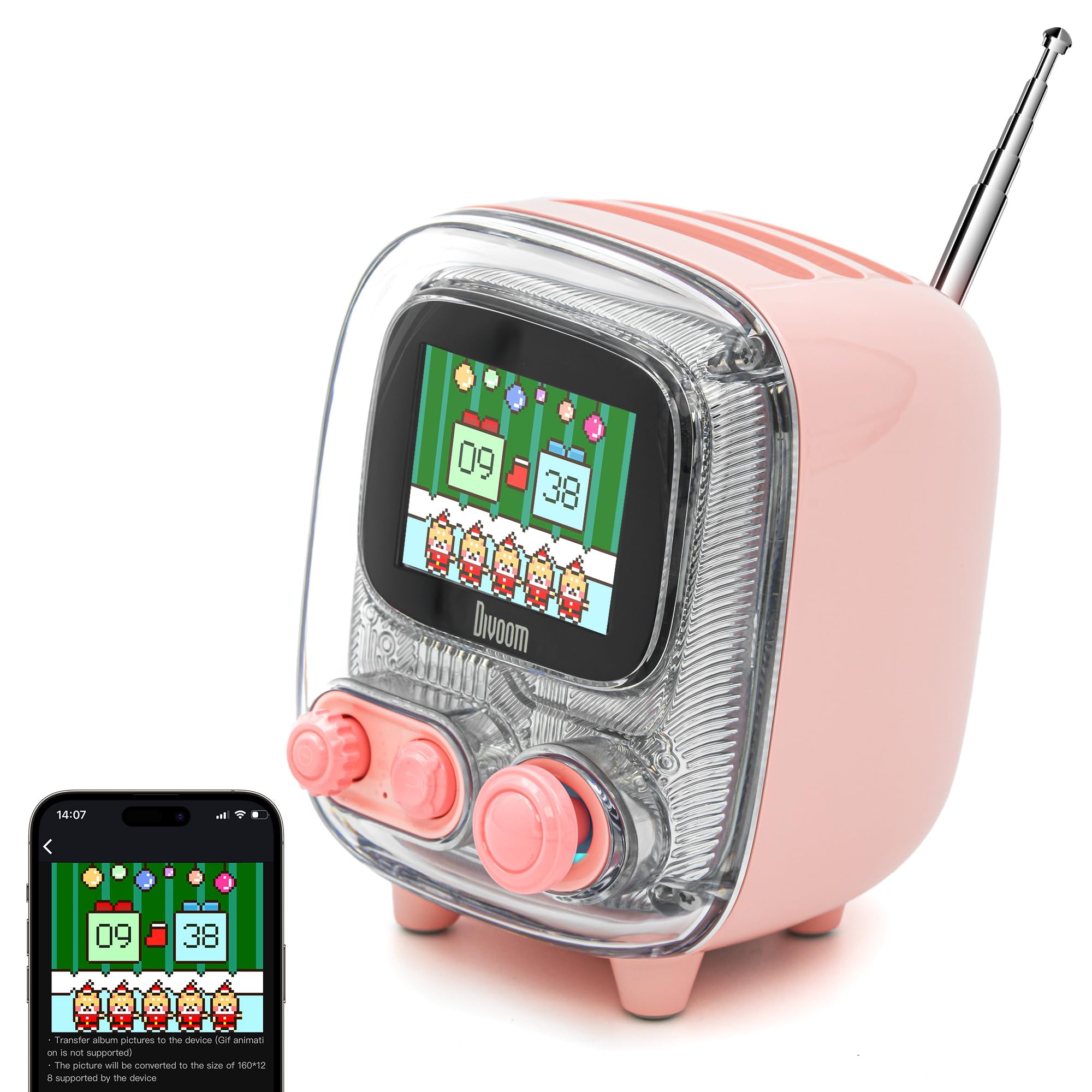 Divoom Tiivoo-2 Retro Bluetooth Speaker with FM