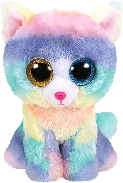 TY Heather the Cat Beanie Boo Soft Toy 15cm Multicoloured