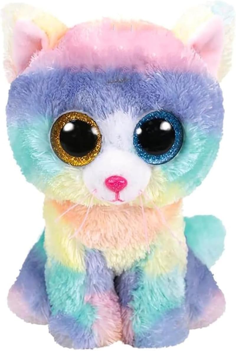 TY Heather the Cat Beanie Boo Soft Toy 15cm Multicoloured