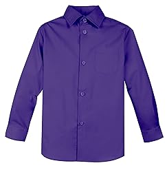 Spring Notion Big Boys' Long Sleeve Dress Shirt 4T