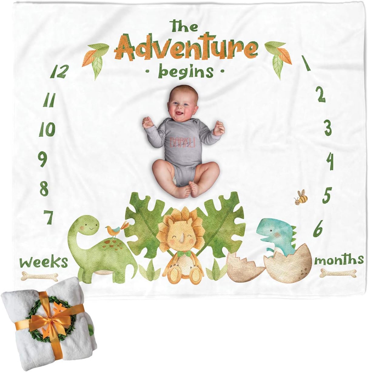 calendar baby blanket