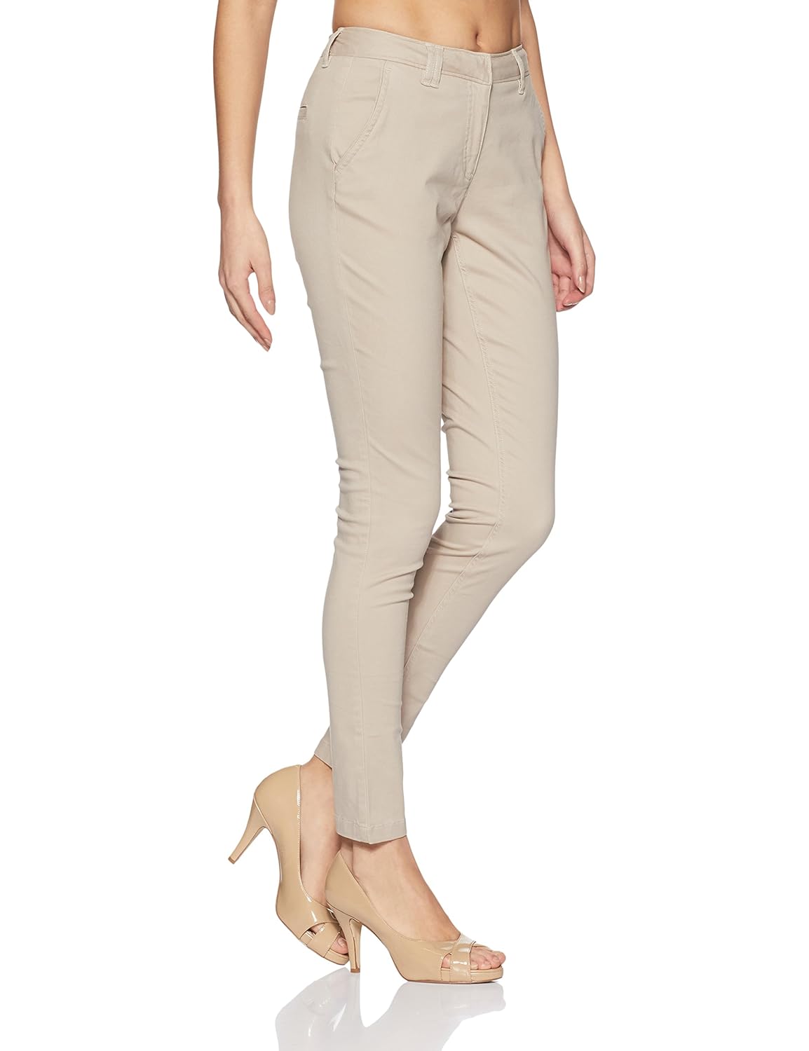 allen solly women's slim fit pants