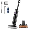 Eureka Cordless Wet Dry Vacuum Cleaner and Mop,170° Reclinable,185°F Hot Air Self-Cleaning Vacuum,Long Run Time,Great for Hard Floors Pet Hair Sticky Messes，RapidWash 730, Purple