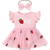 IBTOM CASTLE Newborn Infant Girl Romper Dress 1st Birthday Outfit Cake Smash Princess Party Dress with Headband