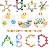 NiToy Snowflake Interlocking Building Blocks Educational Toy 300 pcs view 3