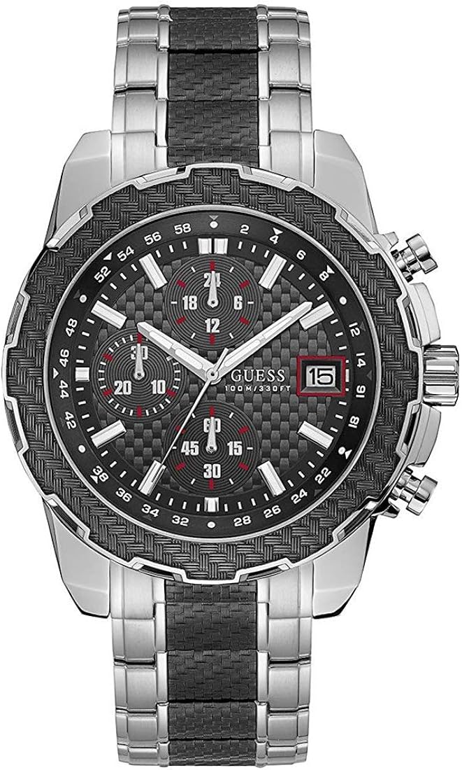 Guess Casual Watch for Men Analog Stainless Steel W1046G1 Amazon.co