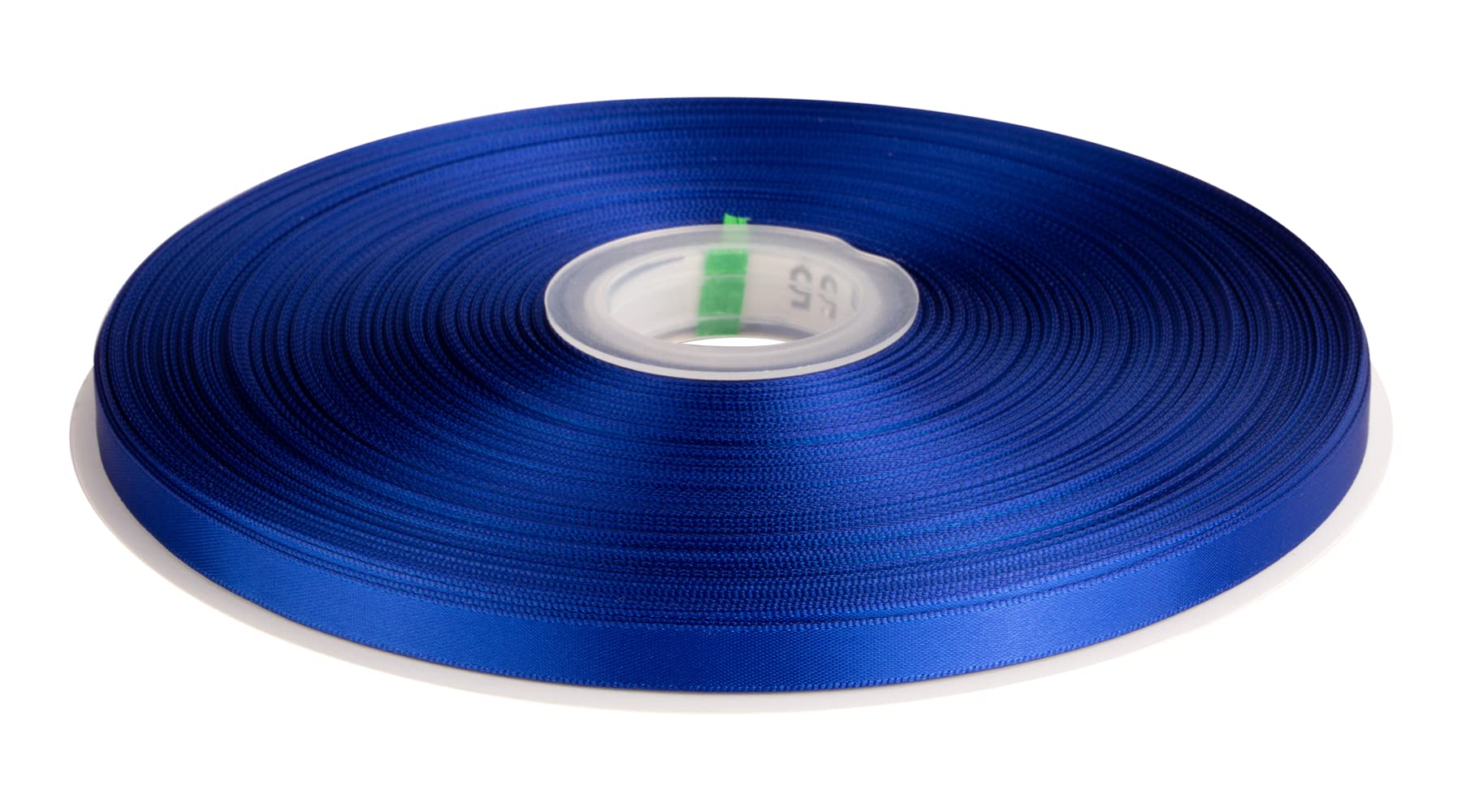 Double Faced Satin Ribbon, 9mm X 91M, Solid Polyester Ribbon for Gift Wrapping, Crafts, Wedding Party Ceremony Decoration, Floral Arrangement, Sewing (Cobalt) — image 1