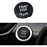 Engine Start Stop Button Switch Compatible with BMW 1 3 5 Z4 Series X3 X5 X6 E70 E71 E90 E91 E87 E83 E89 320 325 520 525 328i,car Key Ignition Switch Button for BMW (Black)