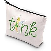 WCGXKO Family Vacation Merch Princess Makeup Bag Fairytale Fans Cosmetic Bag Princess Merchandise (T)