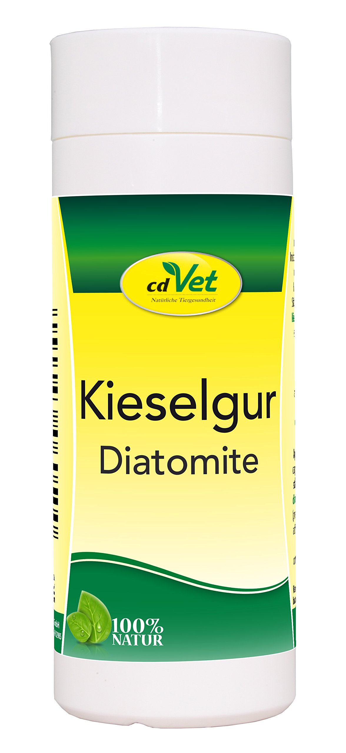 cdVet Naturprodukte Kieselgur 50 g - Dog, cat, bird, small animals - Dry excipient - moistue-binding - binds flea + mite faeces - stable hygiene - stable climate - 100% natural - diatoms -