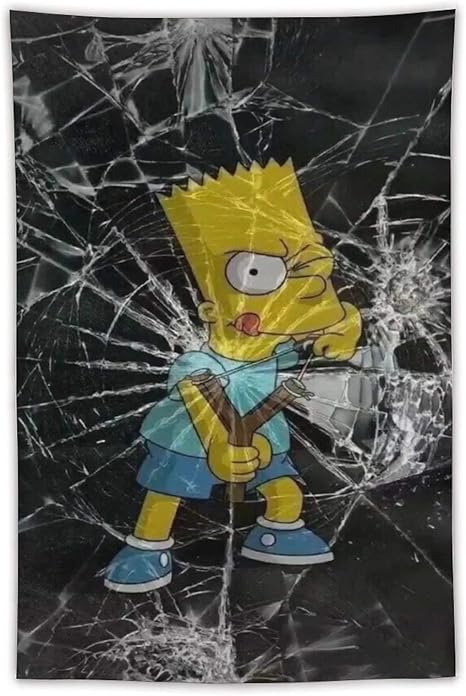 Amazon Co Jp タペストリーザ シンプソンズタペストリー おしゃれ壁掛け インテリア モダン 南国風情 ファブリック装飾品 多機能 壁 窓 個性プレゼント 布製 100cmｘ150cm ホーム キッチン