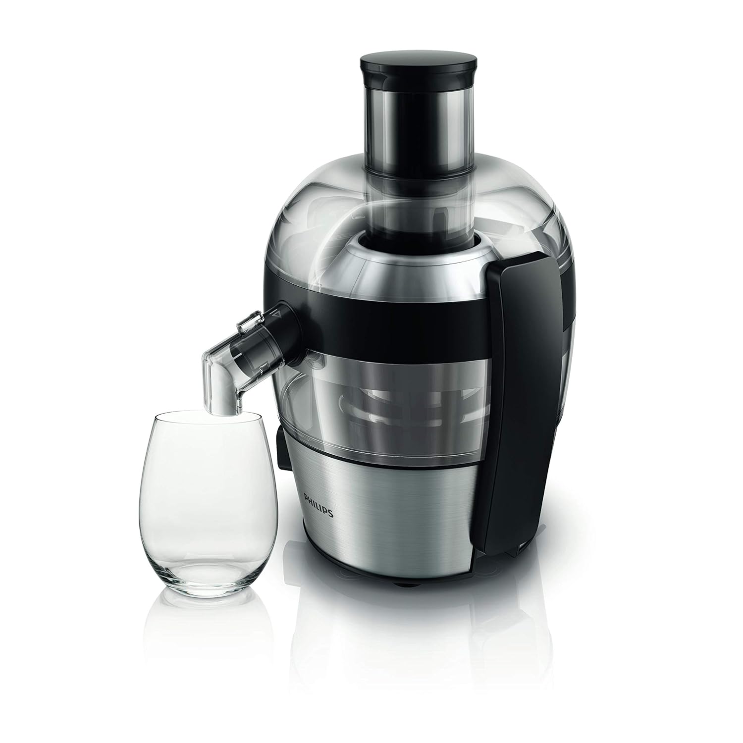 HR1836/00 Philips Juicer 500W Black, QuickClean cleaning 1mn, fireplace