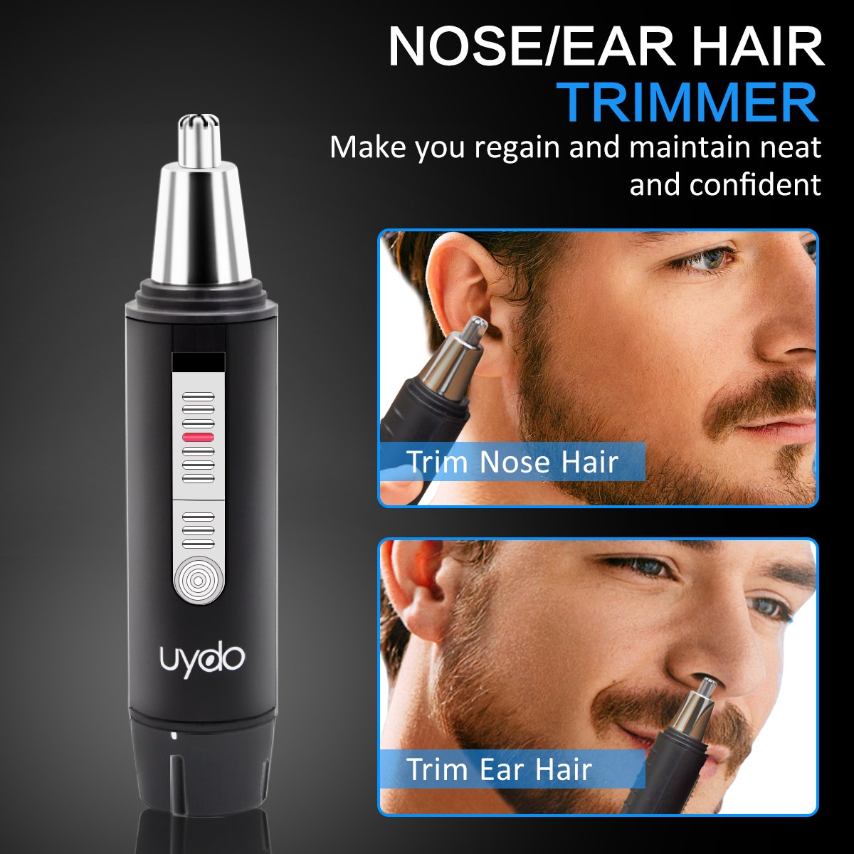 Amazon Com Nose Hair Trimmer 2 In 1 Nose Sideburn Trimmer
