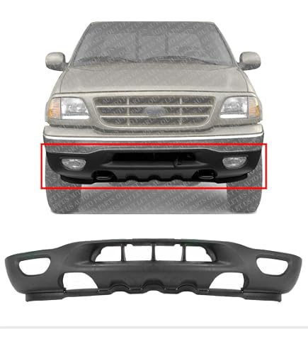 Front Bumper Lower Valance For Ford Ranger Pickup 2001-2003 Gray No Fog Holes