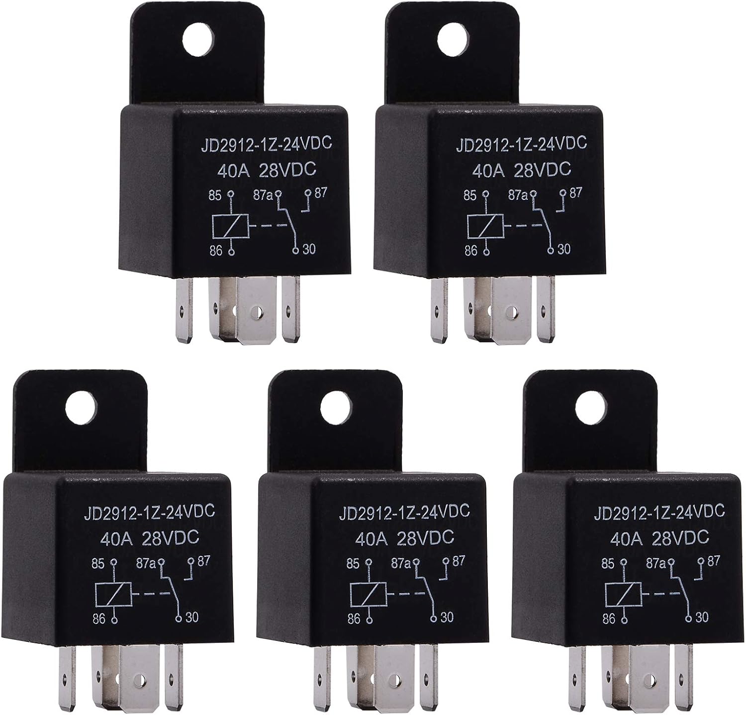 Jeenda 2PCS Relay 882751A1 3854138 73040 828151 40A 12V for JD Axle