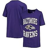 NFL Kids Youth 8-20 Team Color High Stepper Primary Logo Short Sleeve T-Shirt